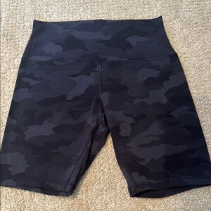 Women's Black Camo Shorts